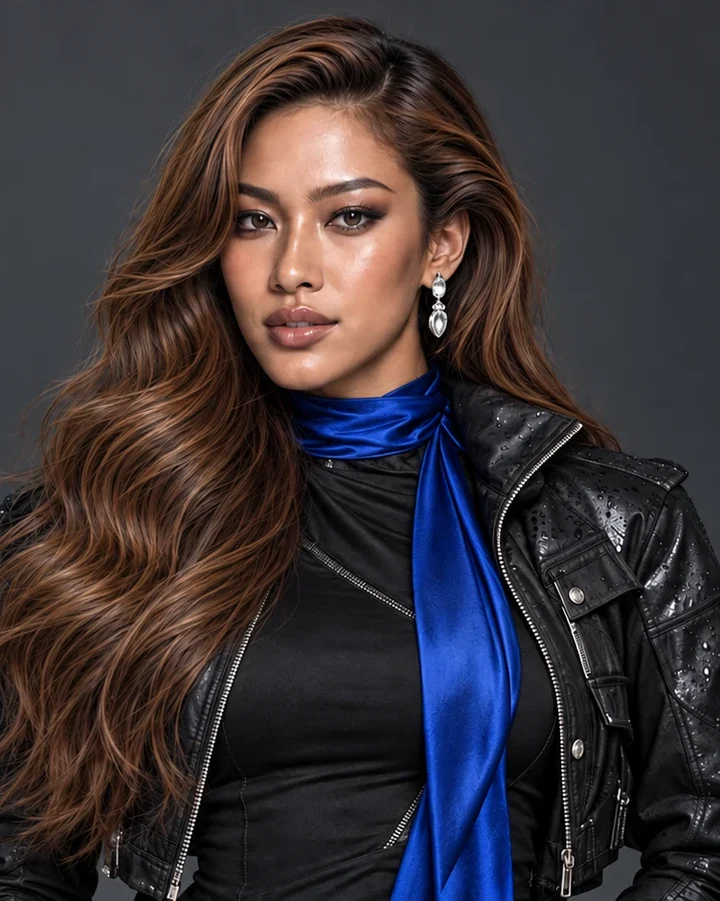 ZIA of Midnight Crystal — royal blue signature look